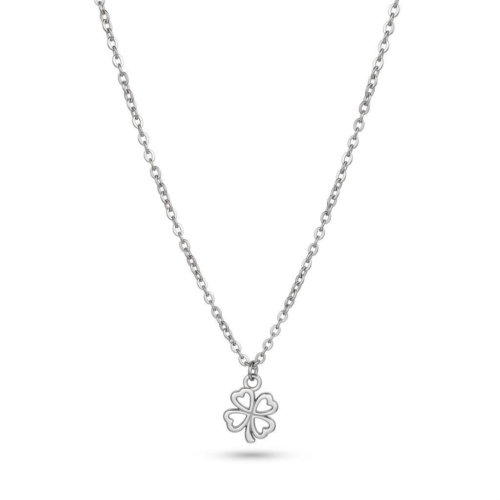 Tiny Shamrock Necklace