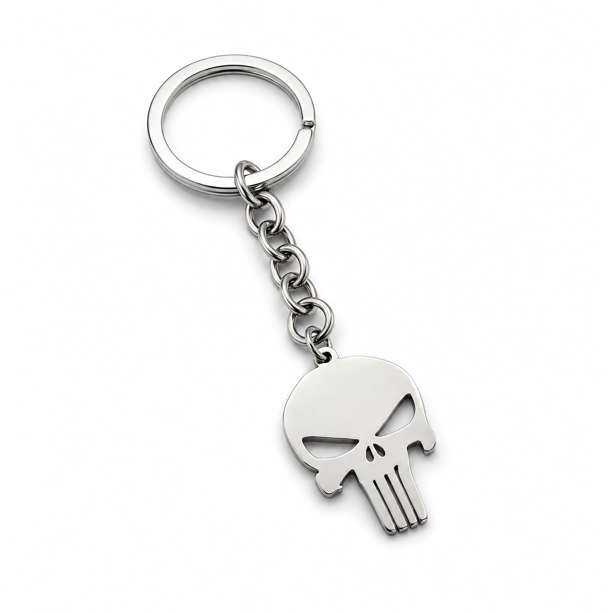 Punisher Skull Keychain