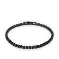 Black Matrix Tennis Bracelet
