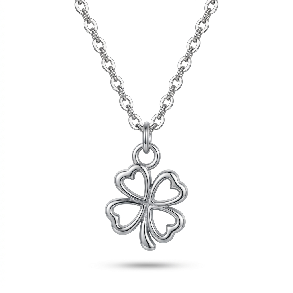 Tiny Shamrock Necklace