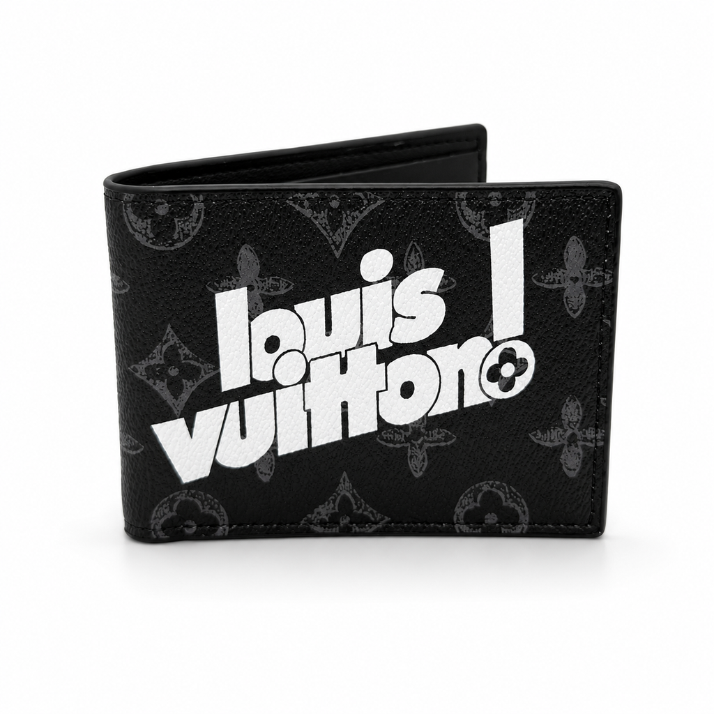LV Black Flower