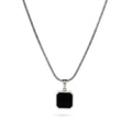 Square double Face stainless steel Necklace