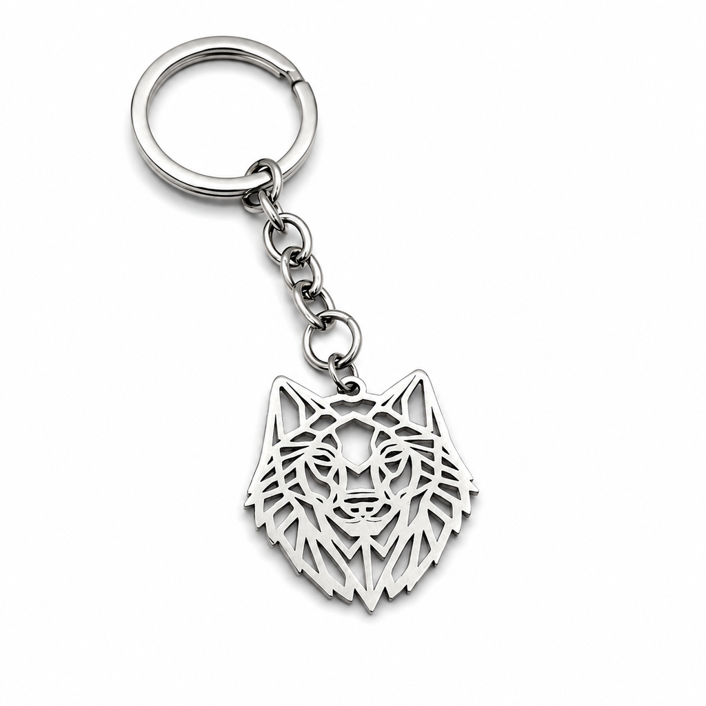 Wild Wolf Keychain