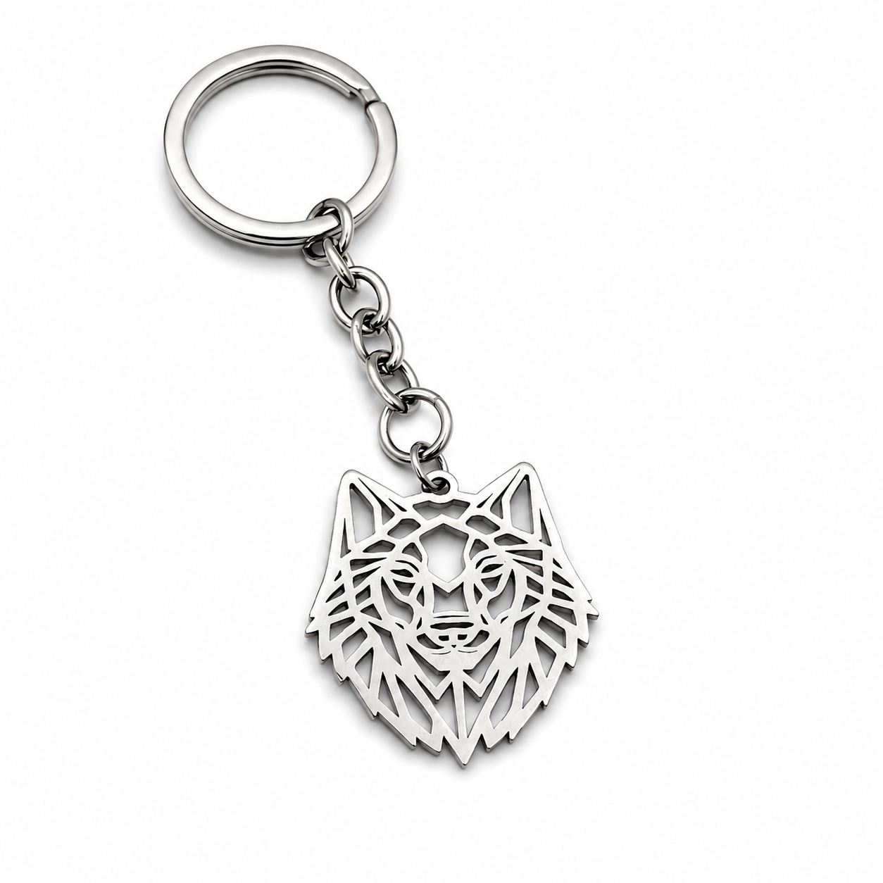 Wild Wolf Keychain