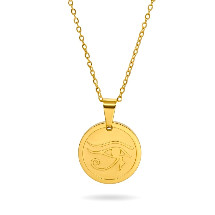 Gold Eye of Horus Necklace
