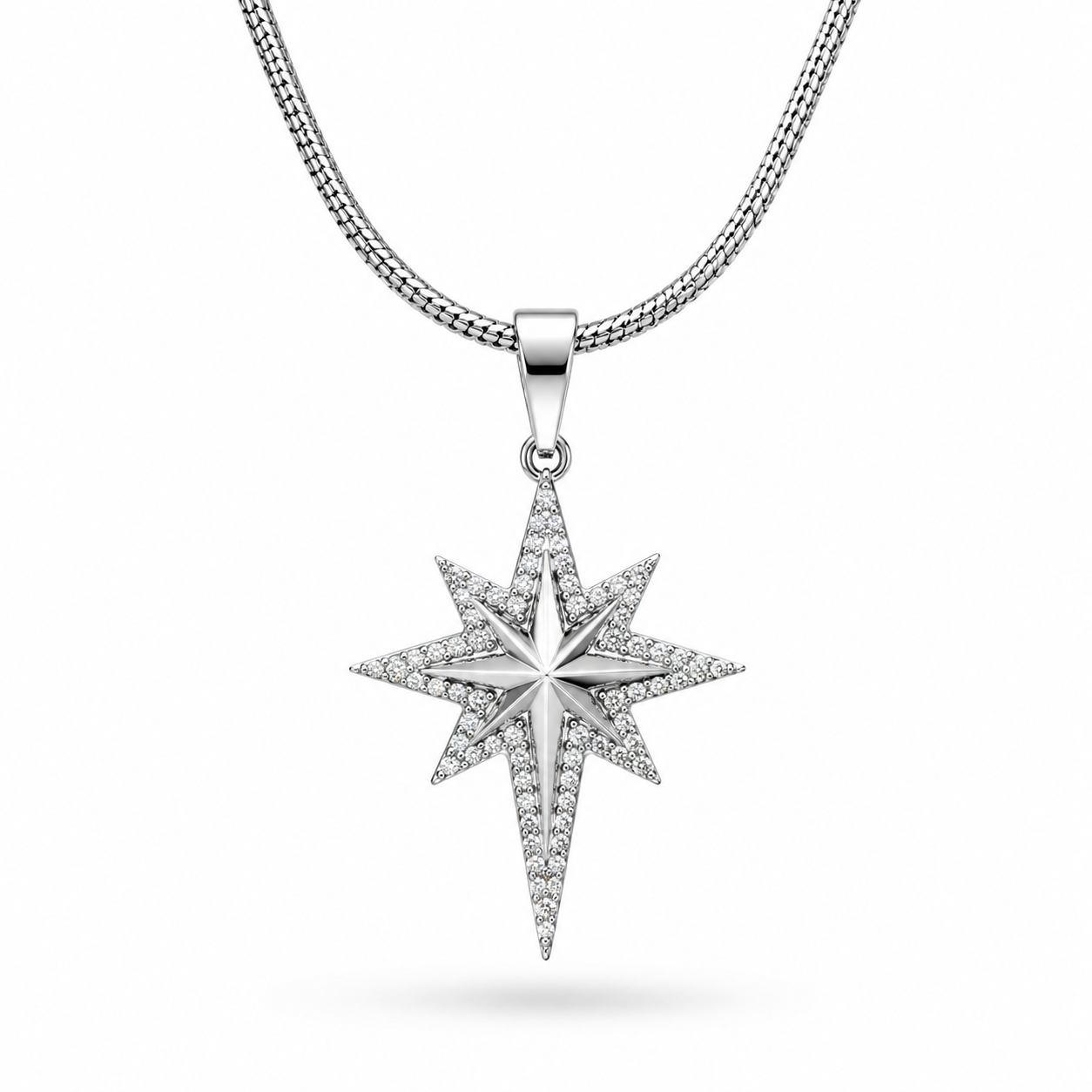 Silver diamonds North Star