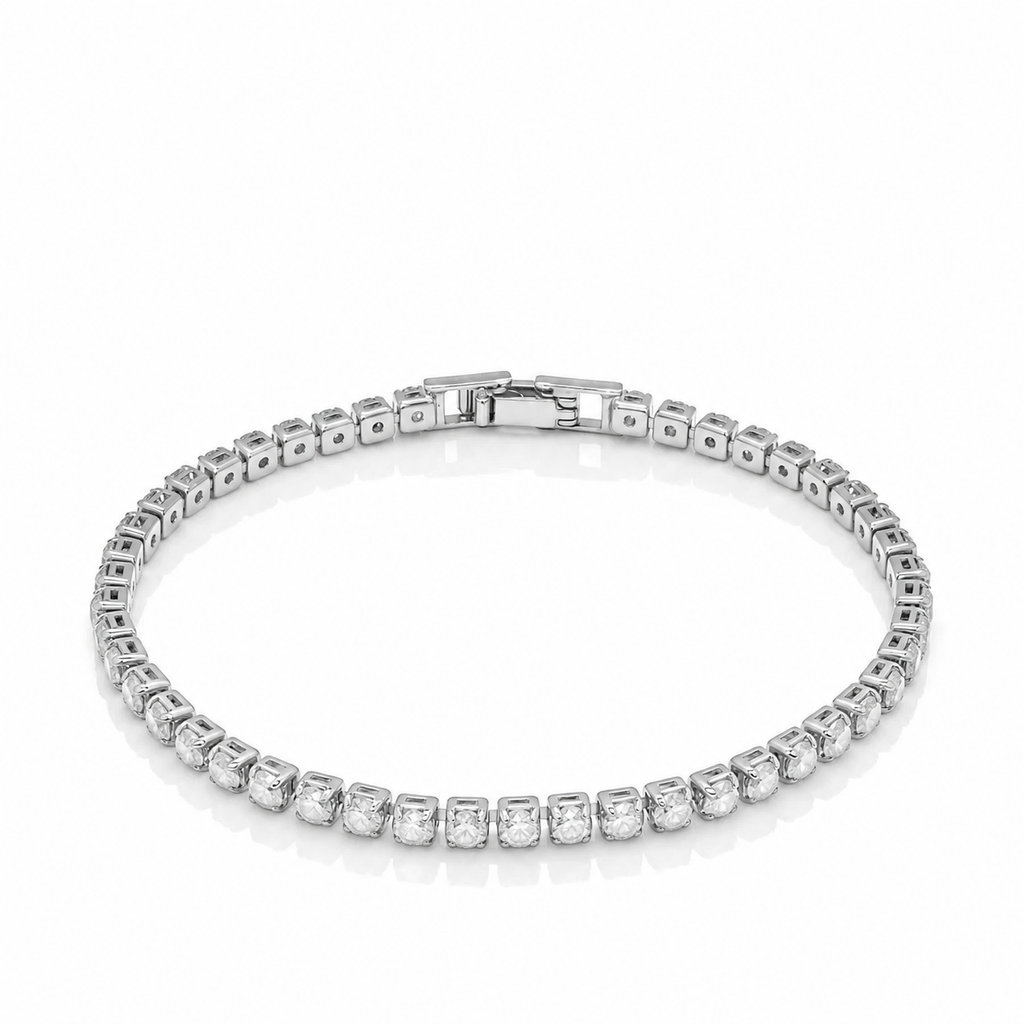 White Tennis Bracelet