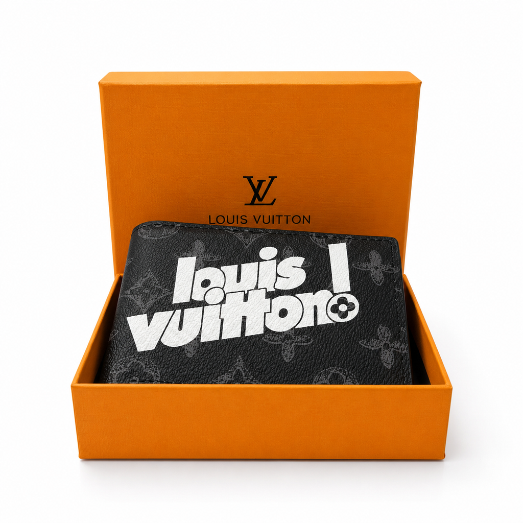 LV Black Flower