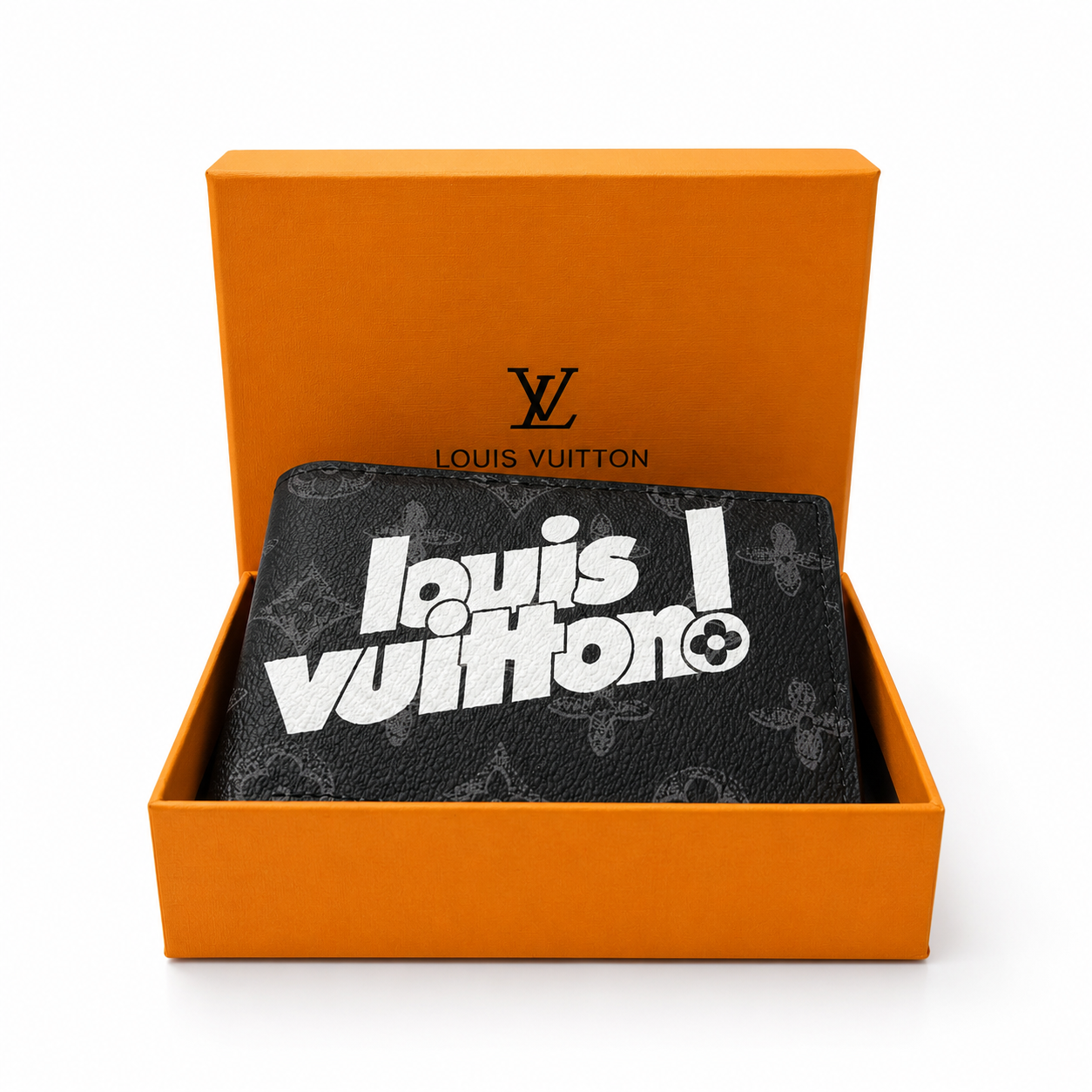 LV Black Flower