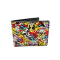 Graffiti Colorful Skulls wallet