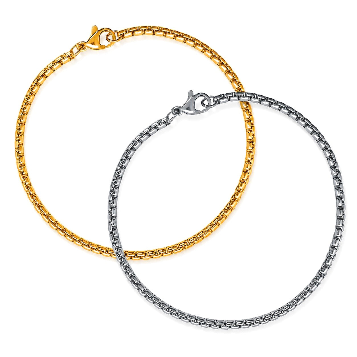 Box stainless Steel Bracelet