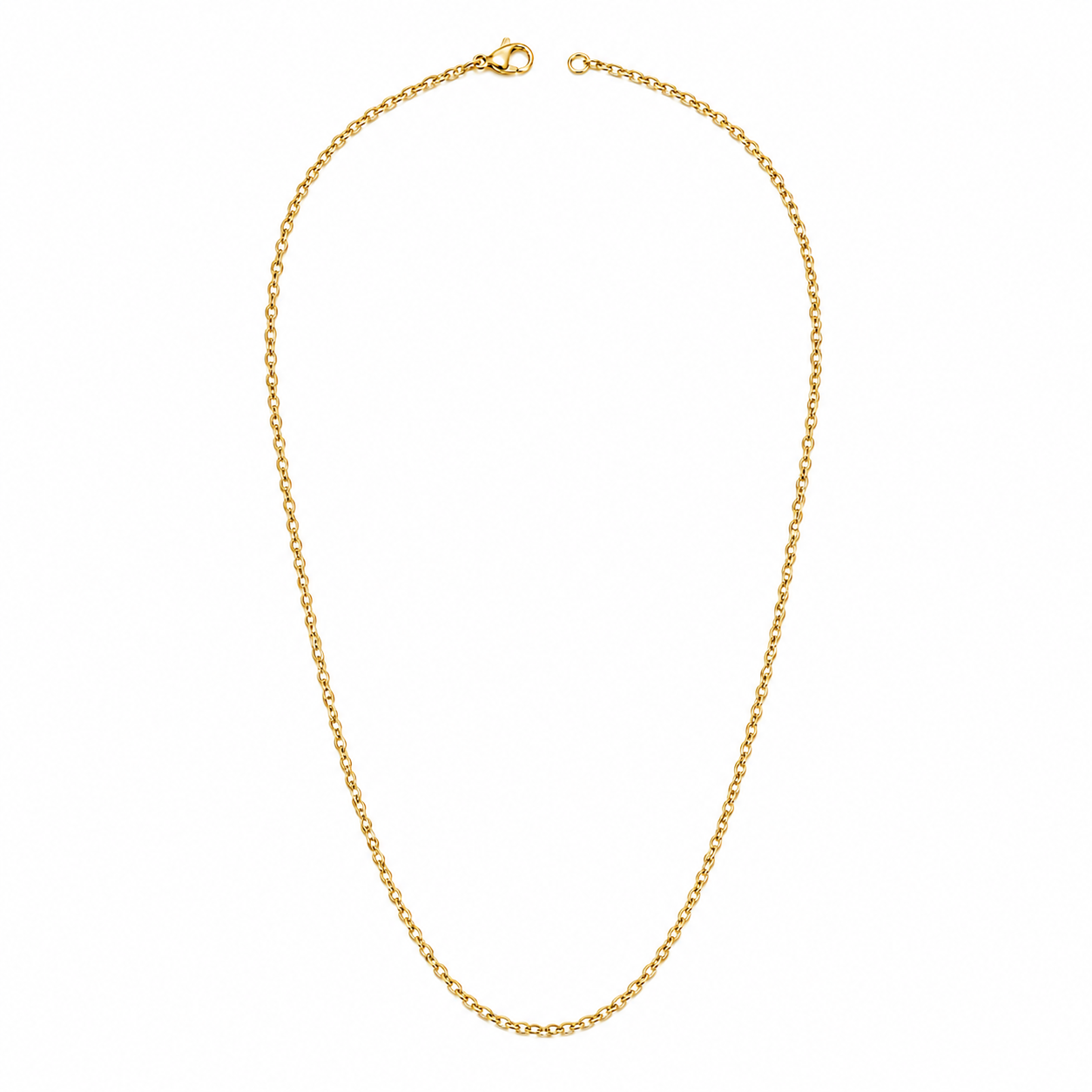Tiny Cable Stanliess Steel Necklace