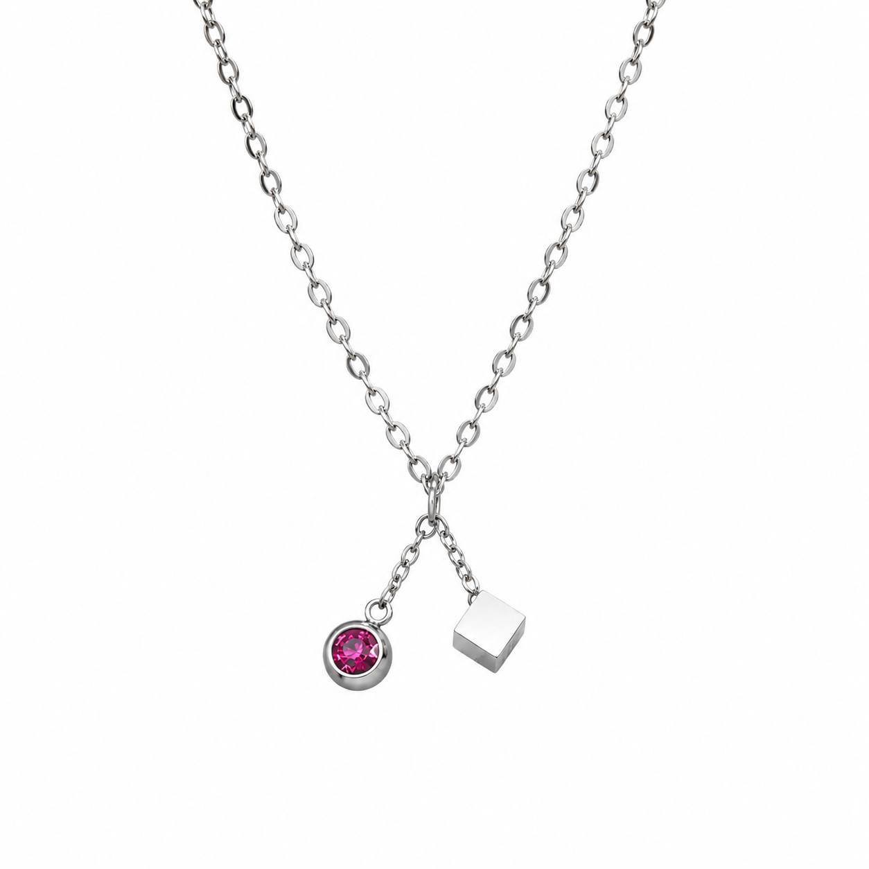 Box Burgundy Necklace ￼