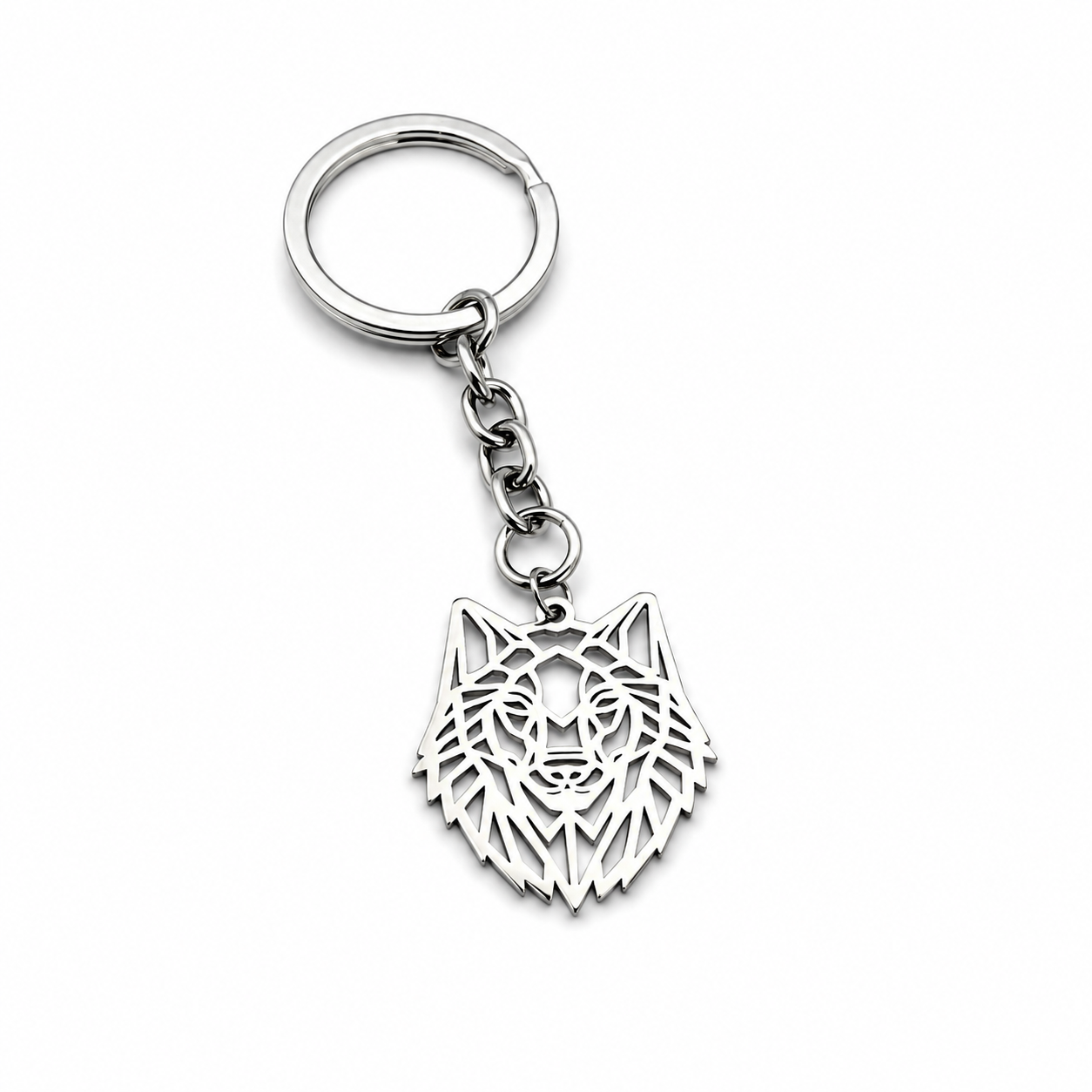 Wild Wolf Keychain