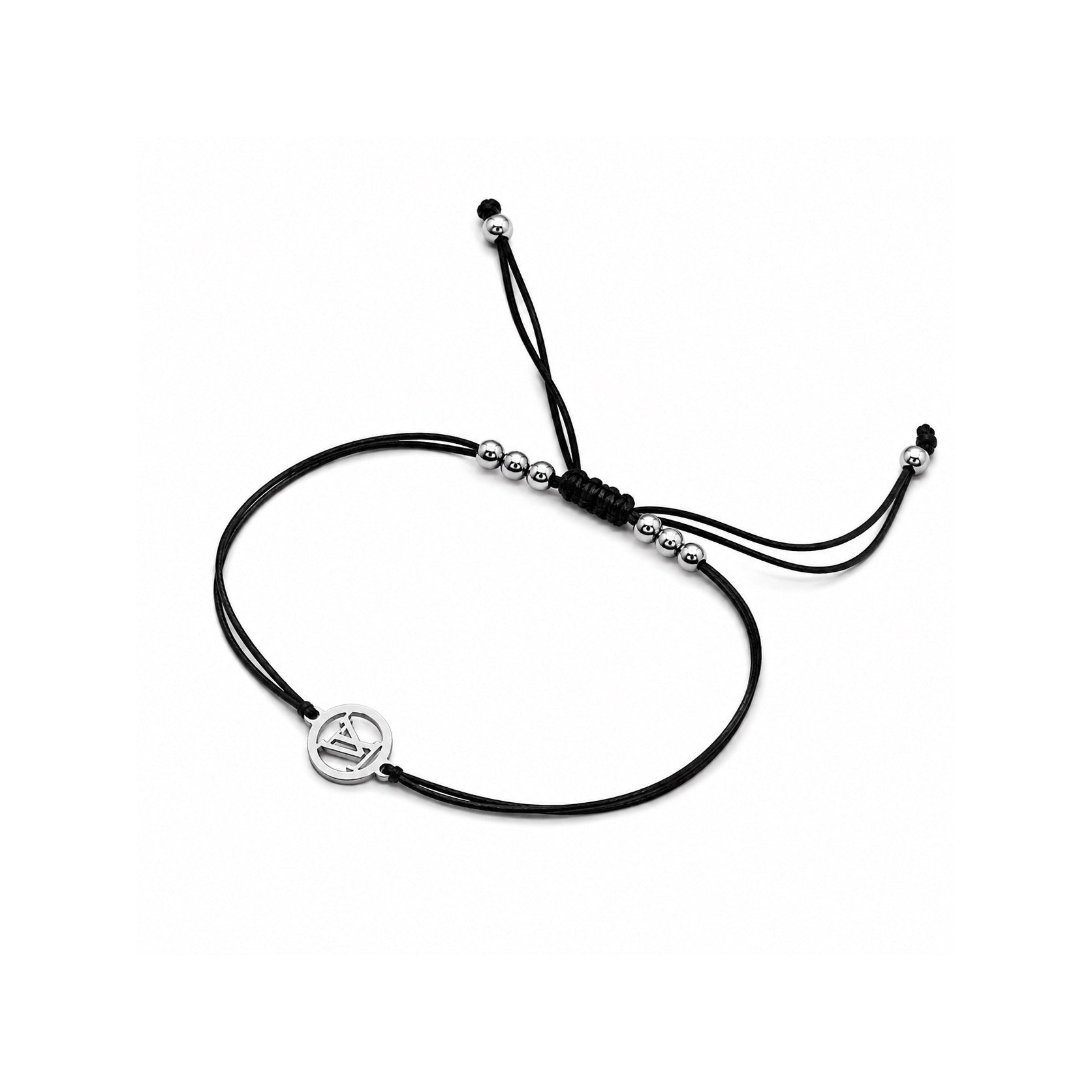 Black rope LV Bracelet