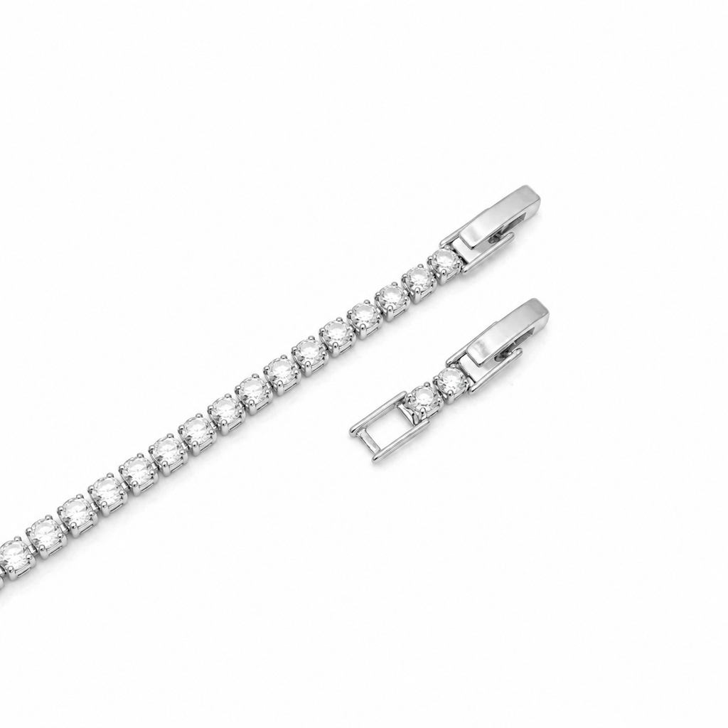 White Tennis Bracelet
