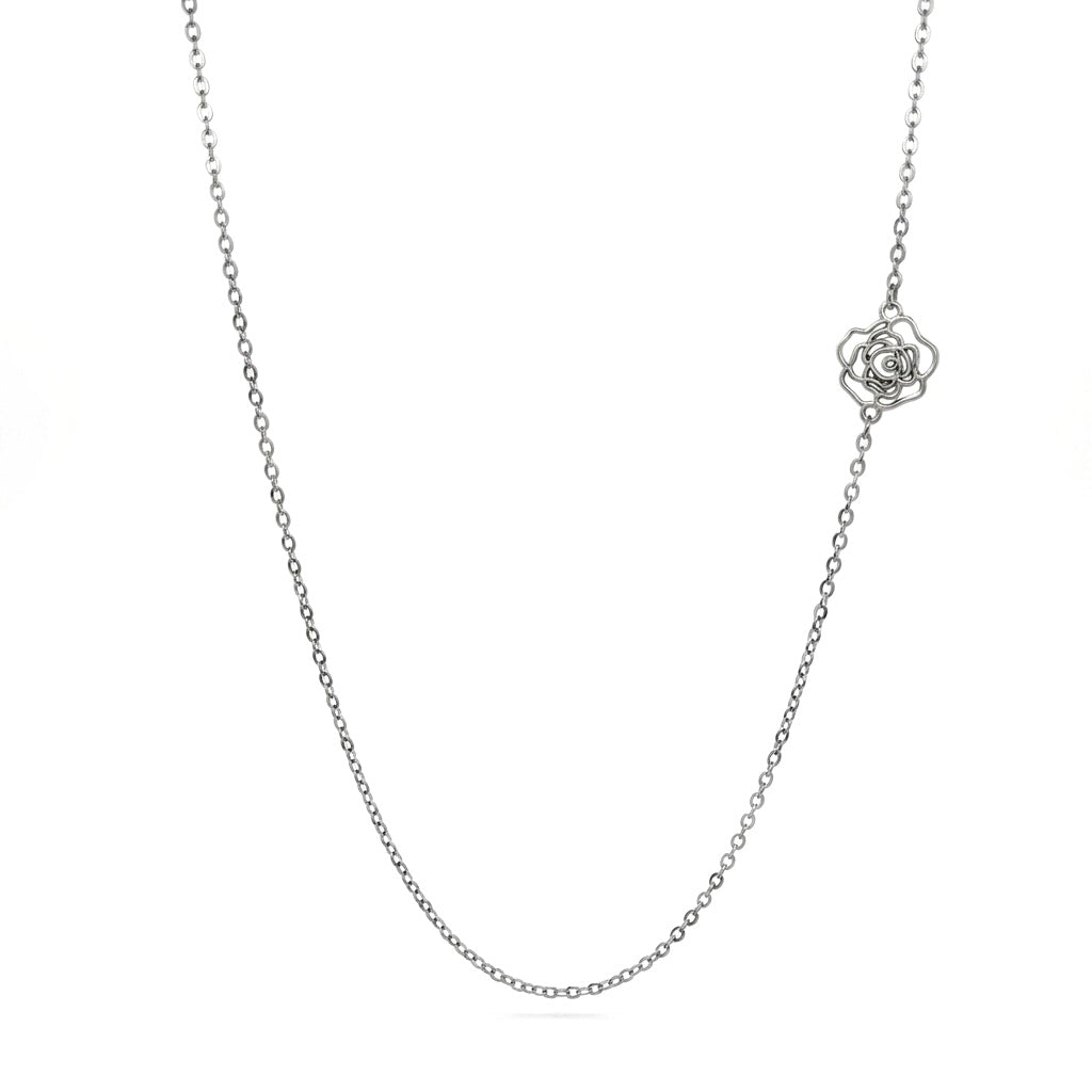 Side flower Necklace