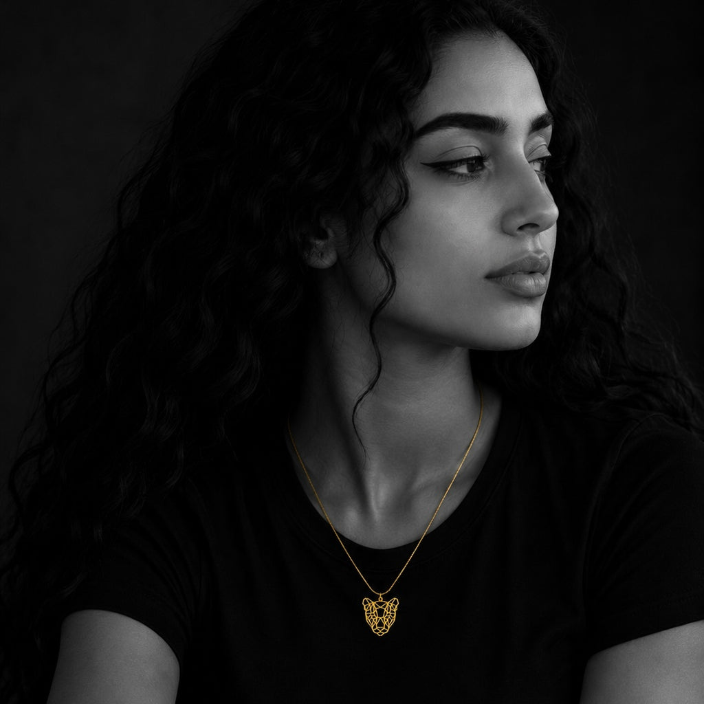 Gold Panther Necklace