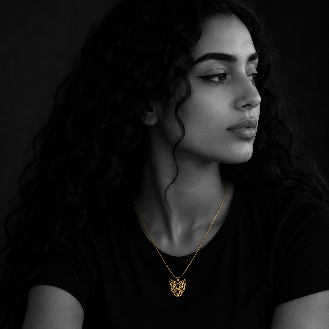 Gold Panther Necklace
