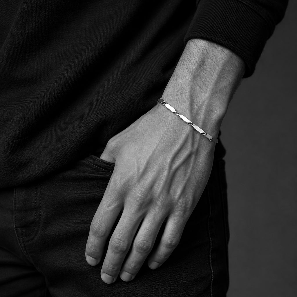 Bar Rod Link Bracelet