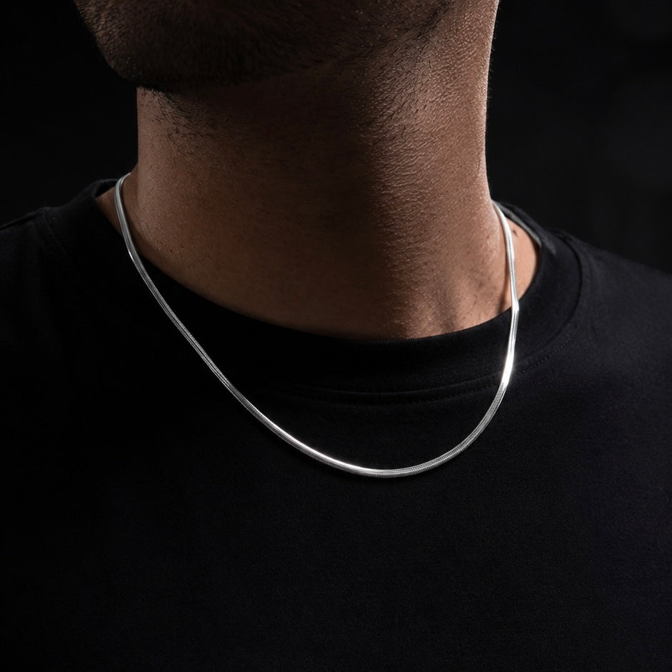 Flat Snake Necklace