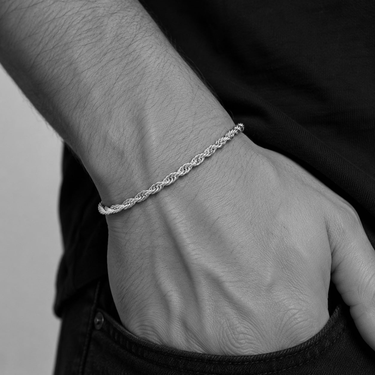 Rope Stainless Steel Bracelet