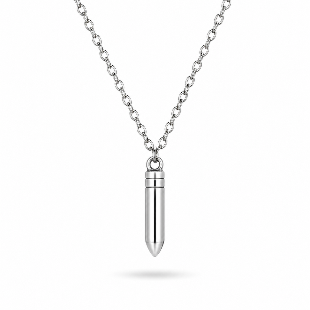 Tiny bullet necklace