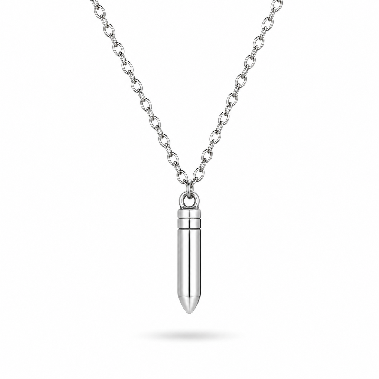 Tiny bullet necklace