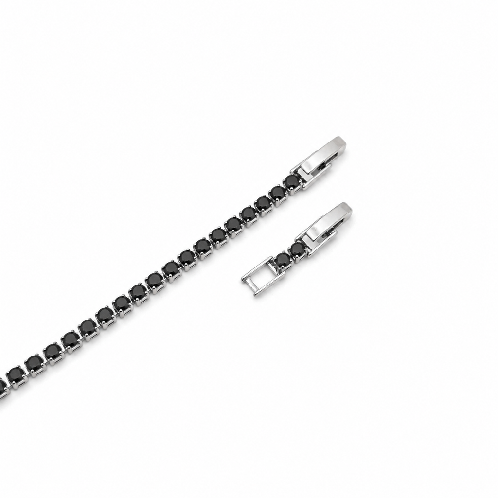 B&W Tennis bracelet