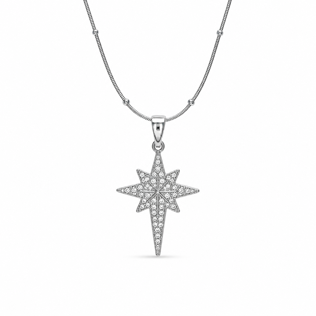 Diamond North Star Necklace