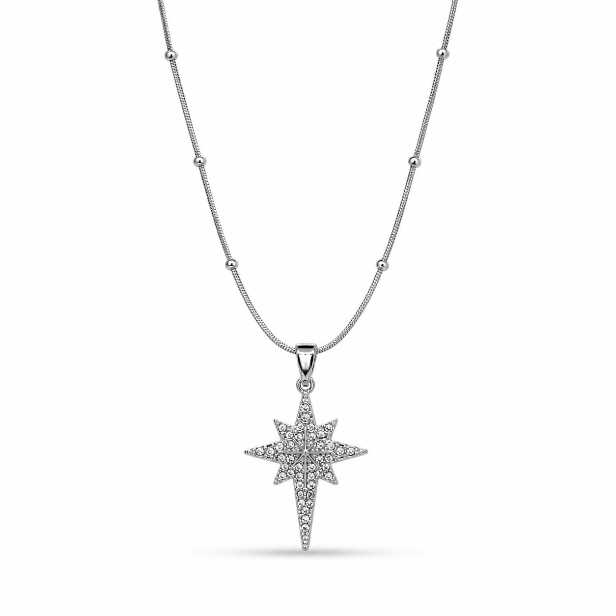 Diamond North Star Necklace