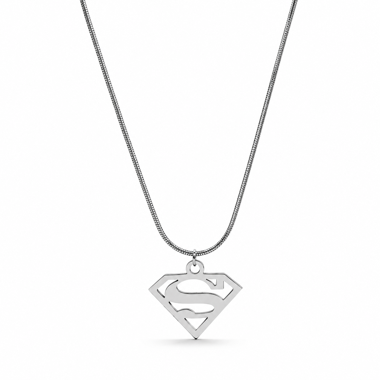 SuperMan Steel Necklace