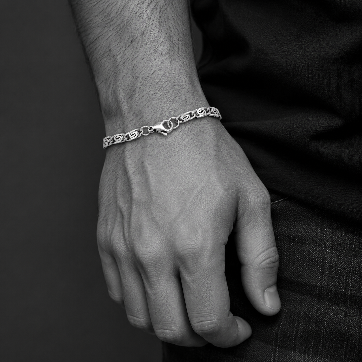 Corrente Zig Zag Grande Bracelet