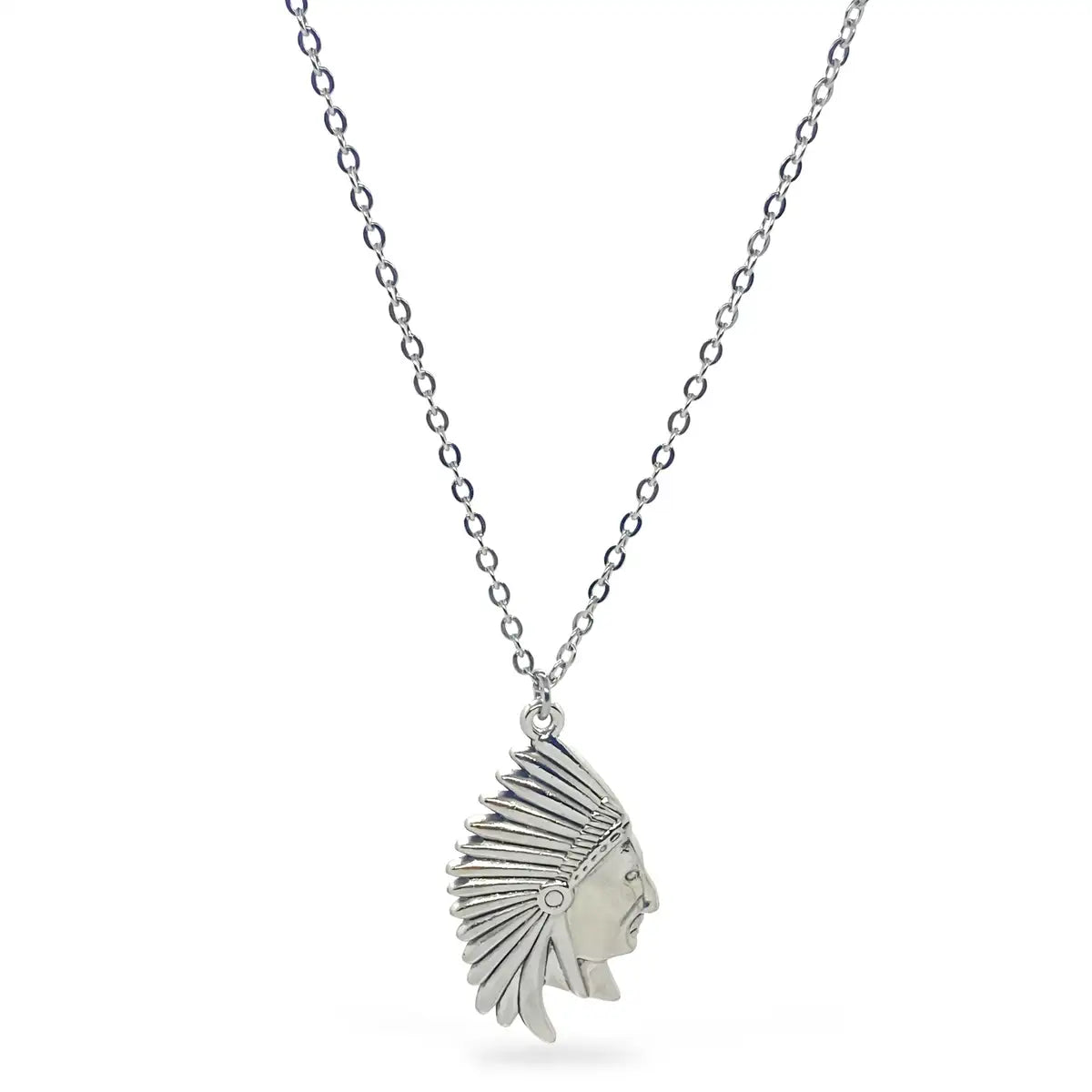 Zilveren Indiaan ketting hanger Necklace