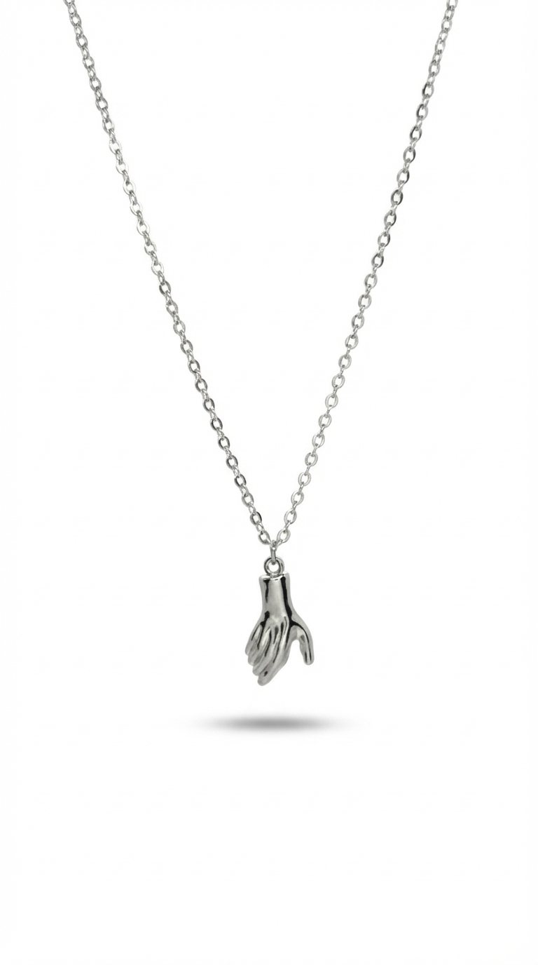 Holding Hands Double Necklace