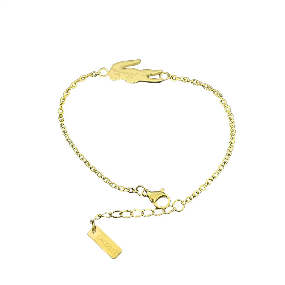 Simple Stainless Steel Lacoste Bracelet