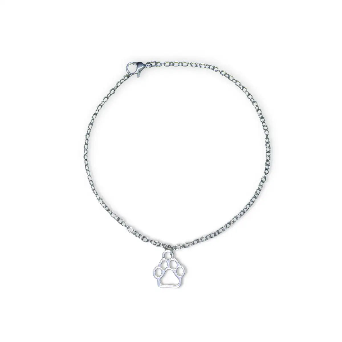 Paw Print Stainless Steel Necklace