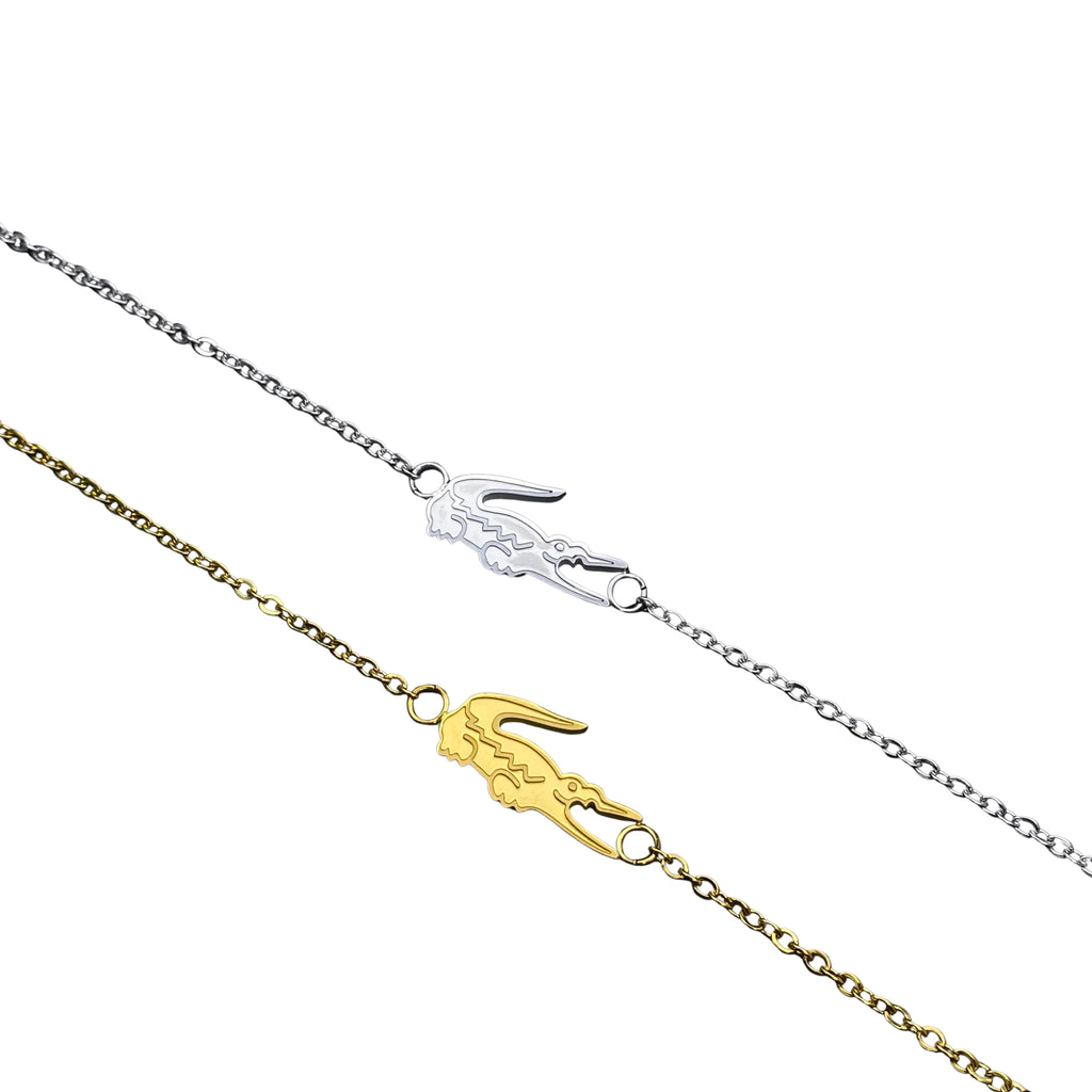 Simple Stainless Steel Lacoste Bracelet