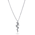 Snakebite Sword Stainless Steel Necklace