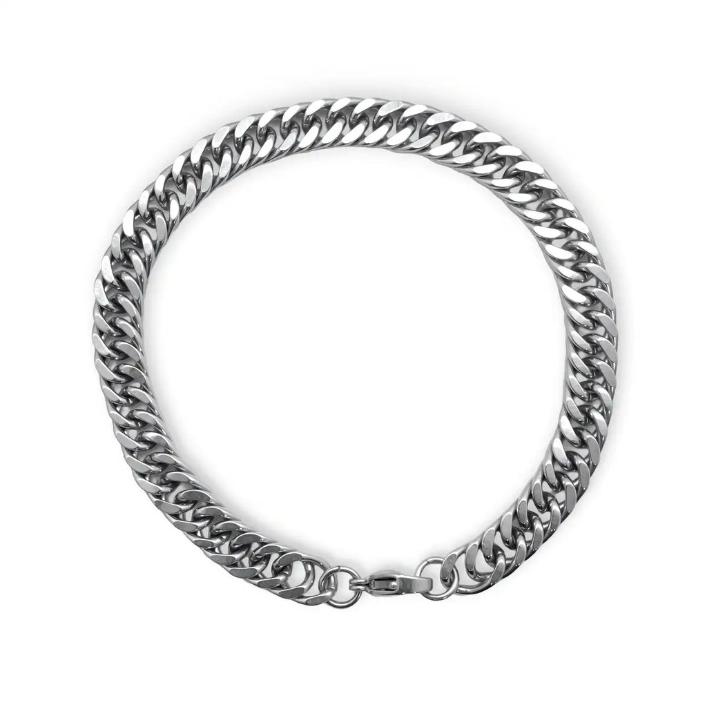 Double Cuban Stanliess Steel Bracelet