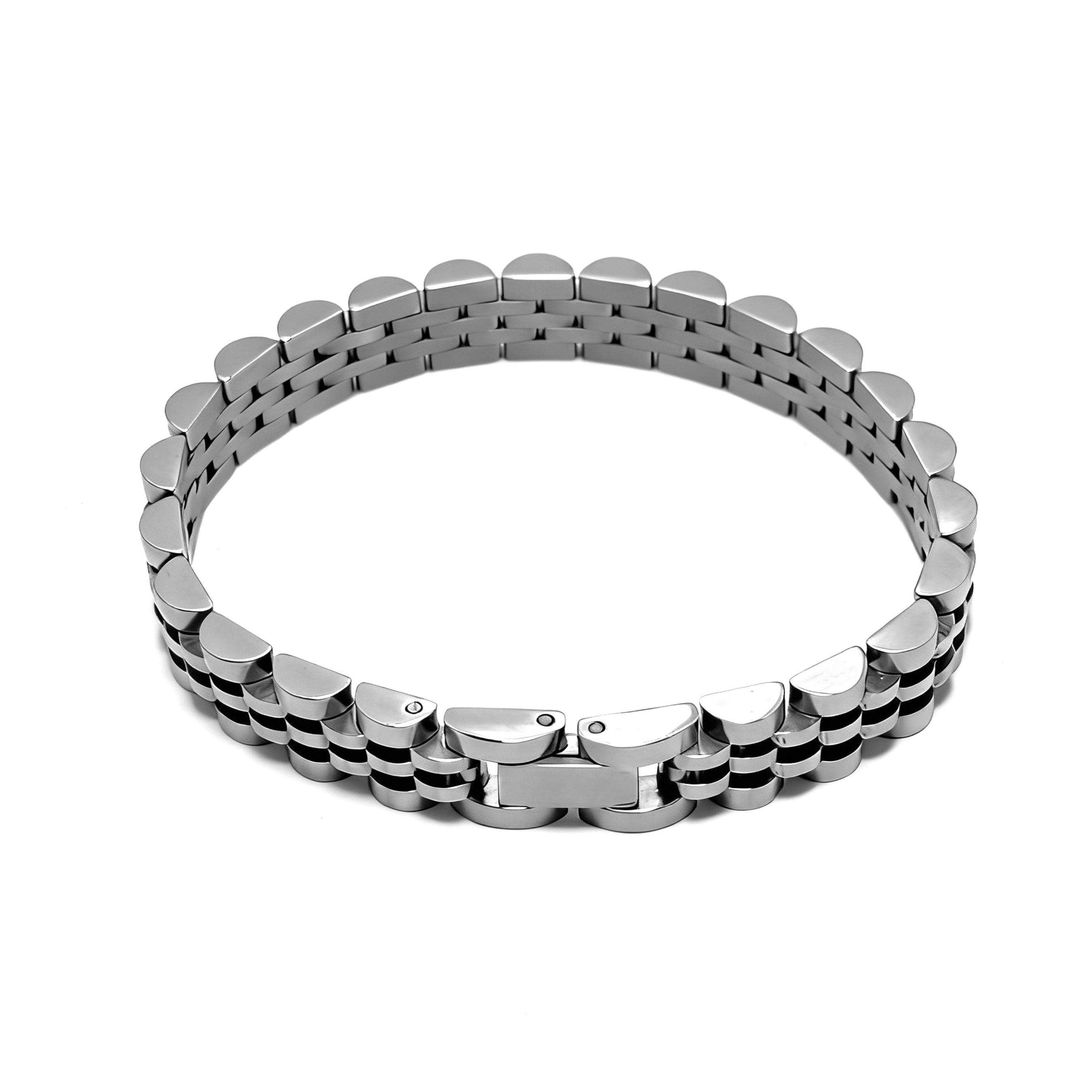 Bold Rolex Stainless Steel Bracelet