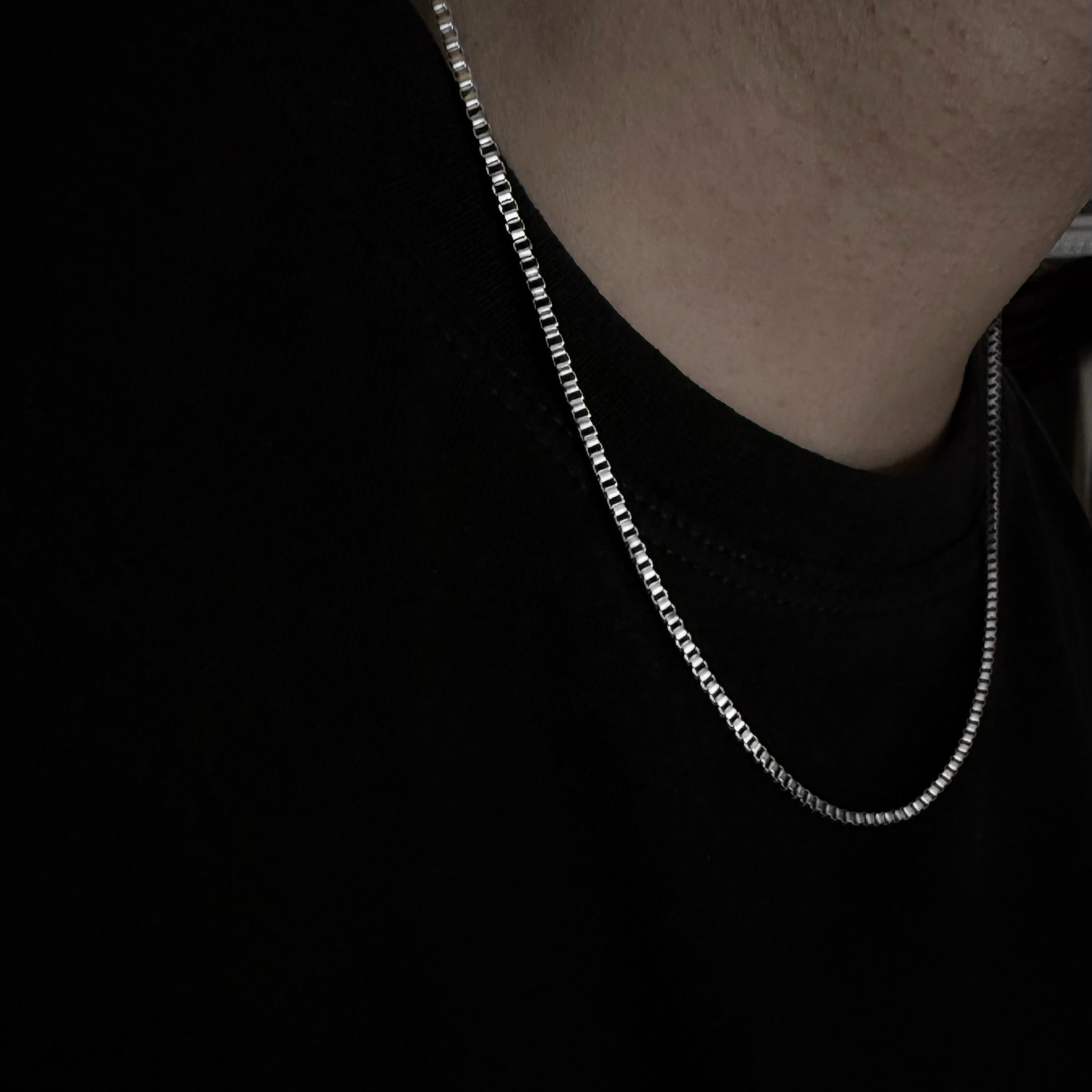 Square Box Stainless Steel Chain