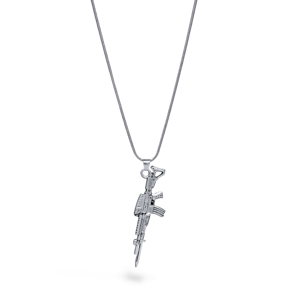 M4 weapon Stainless Steel Necklace