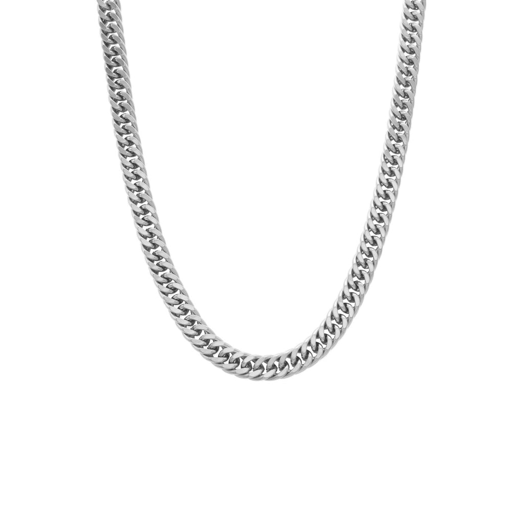 Double Cuban Stanliess Steel Necklace