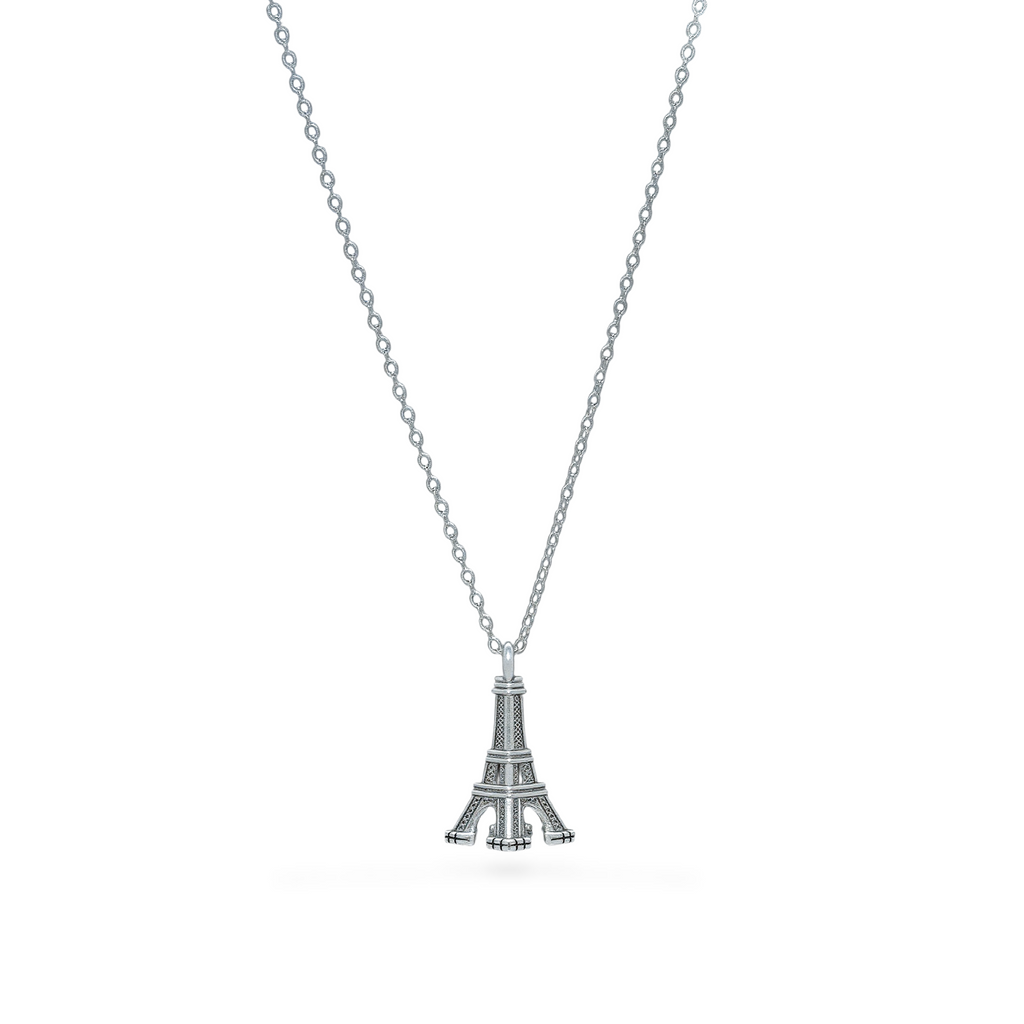 Tiny Tour Eiffel Stainless Steel Necklace