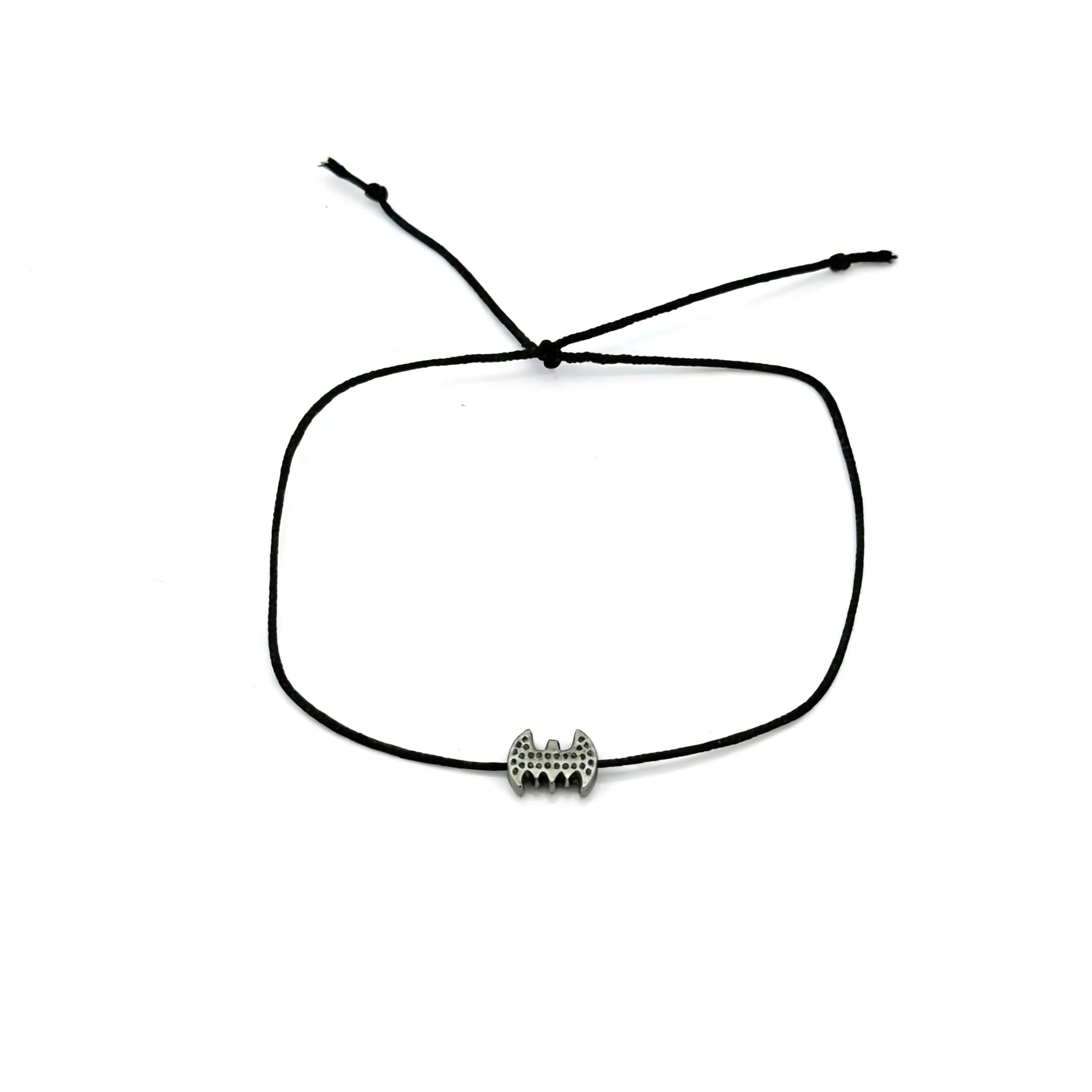 Black Rope BatMan Bracelet