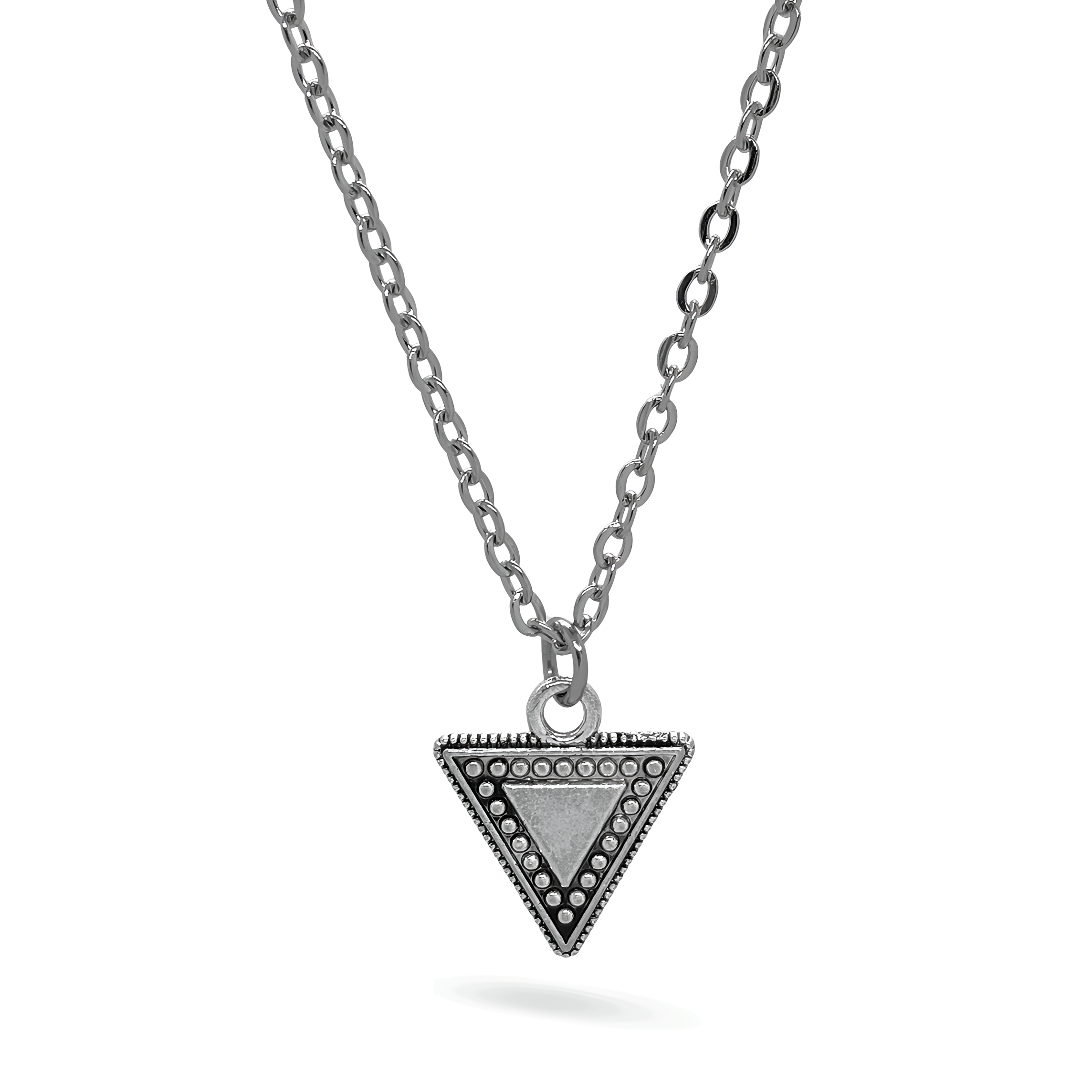 Triangle Zola Elements Antique stainless Steel Necklace