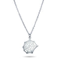 Spider Web Stainless Steel Necklace