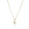Midnight Spark Stainless Steel Necklace