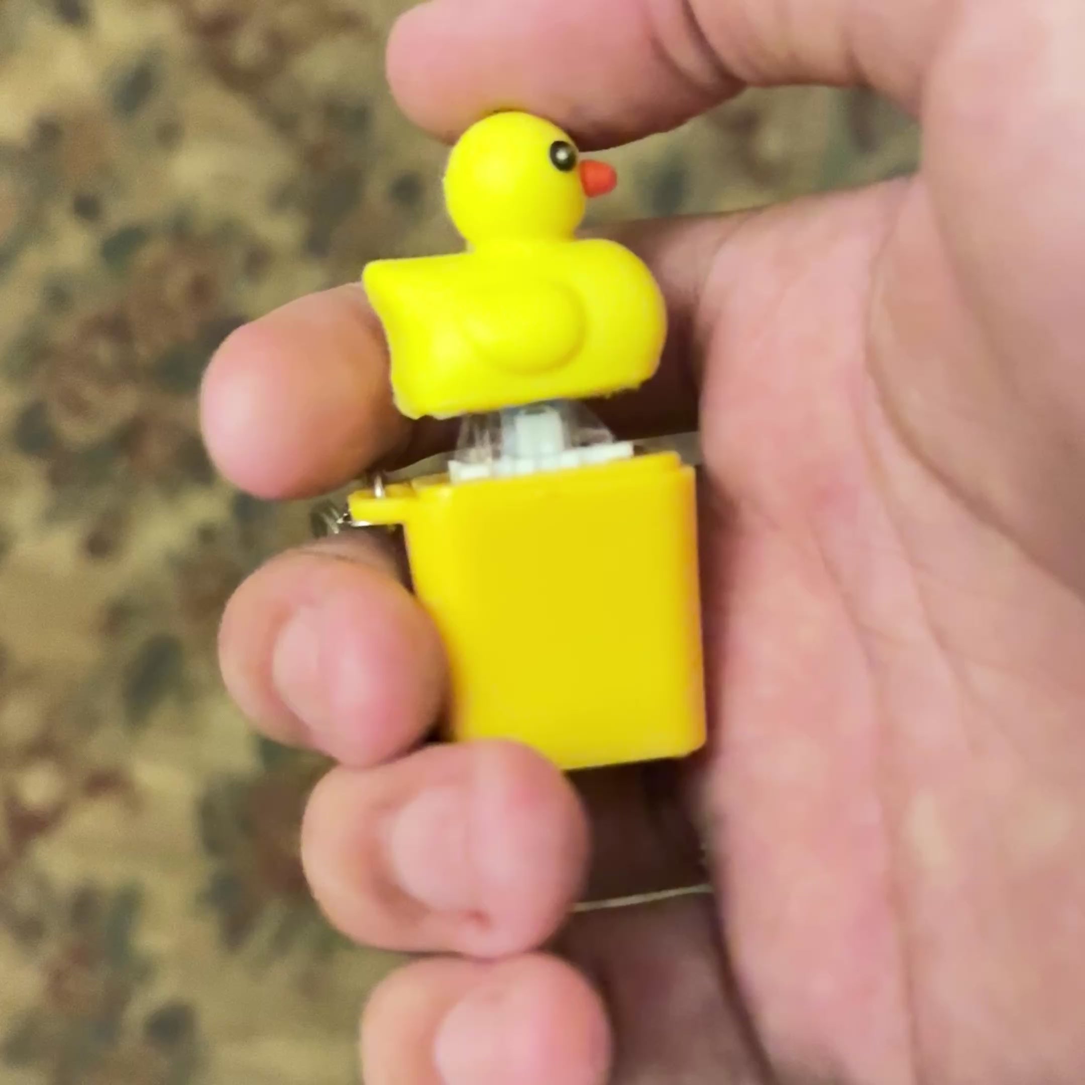 Yellow Duck Keychain